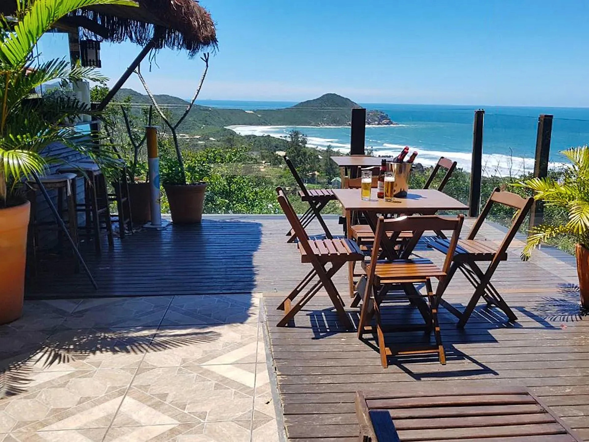 Praia do Rosa vista do alto